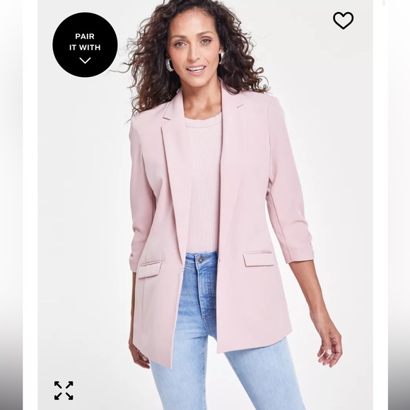 INC International Concepts Jackets & Blazers - INC Pink Blazer